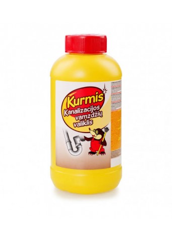 KURMIS, granuliuota kanalizacijos vamzdžių valymo priemonė, 500 g